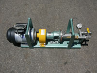A photo of an orbit mini pressure test pump